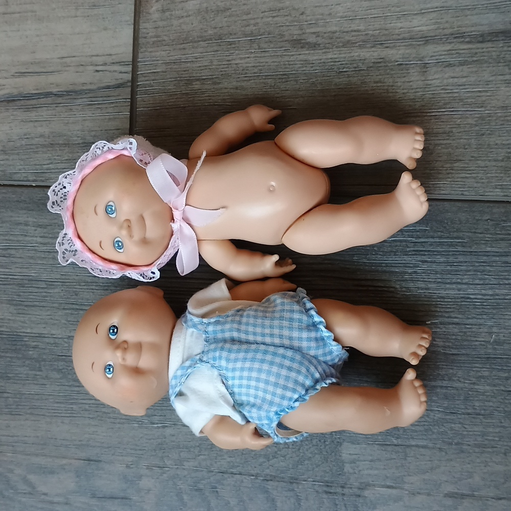 Vintage Cabbage Patch Kids Doll Playmates #9055 (Set Of 2)